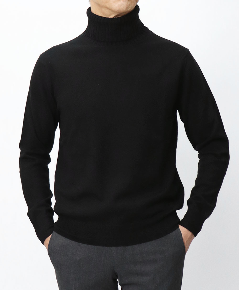 クルチアーニ / Cruciani / タートルネック ニット / ウール 編地