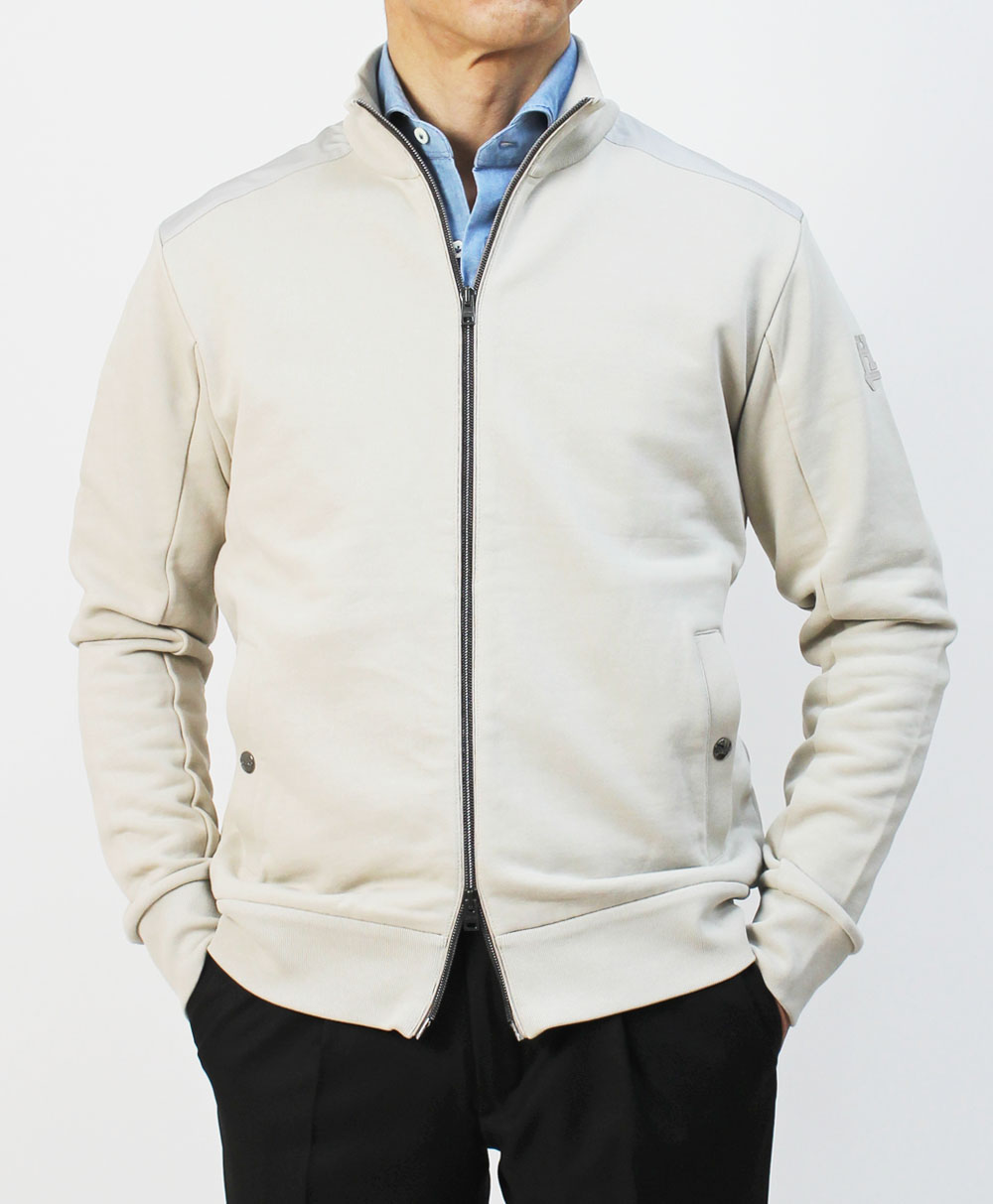 ヘルノ / HERNO / スウェット ブルゾン / スタンドカラー コットン