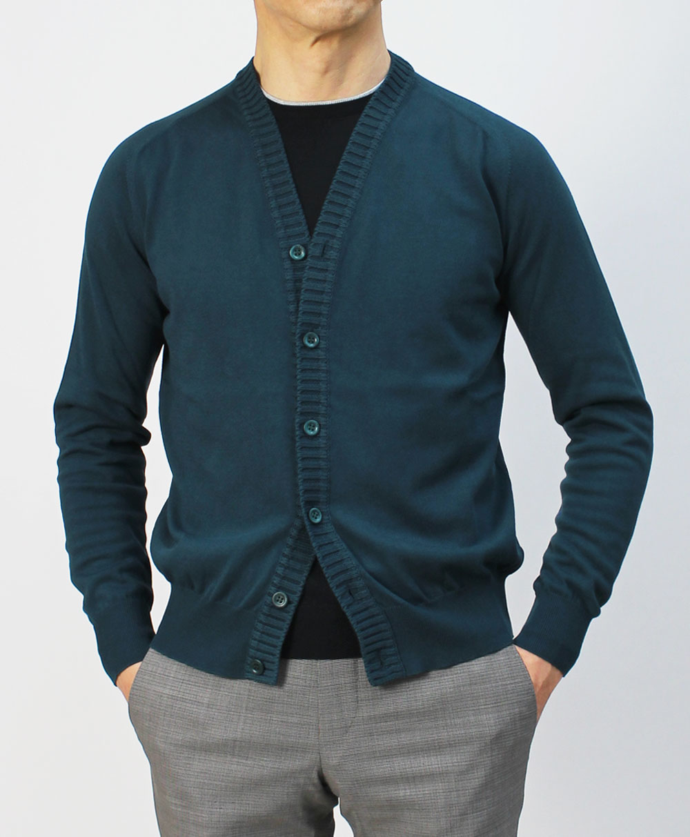 クルチアーニ / Cruciani / Vネック ニット カーディガン / コットン