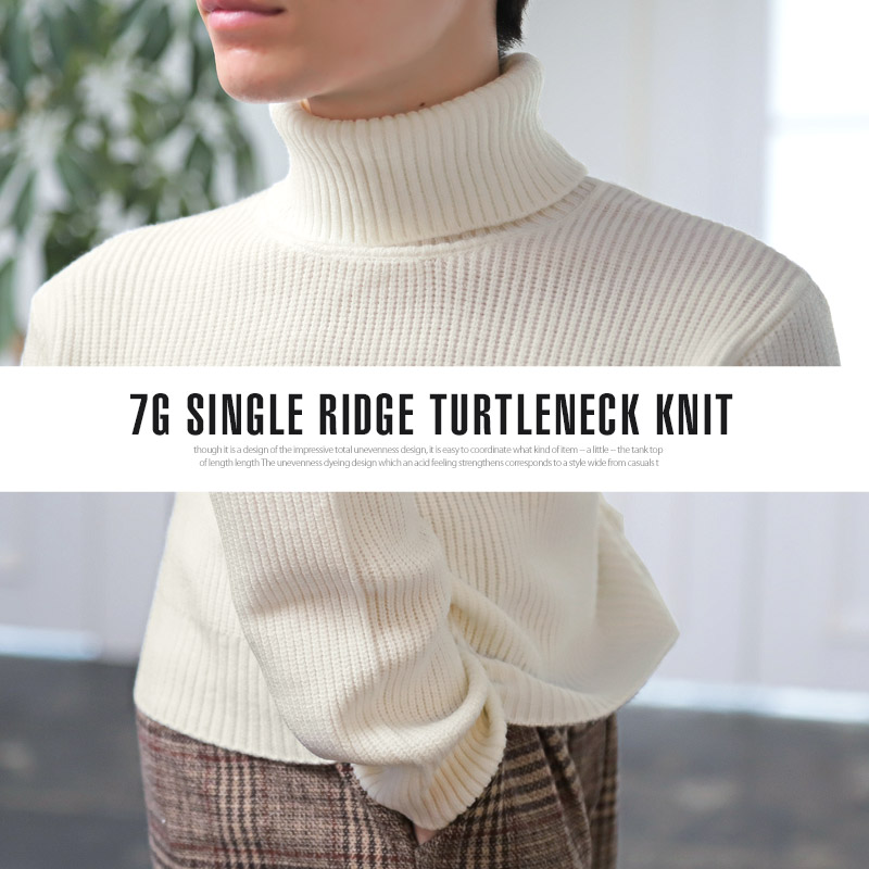 楽天市場】ニット メンズ タートルネック セーター ウォッシャブル