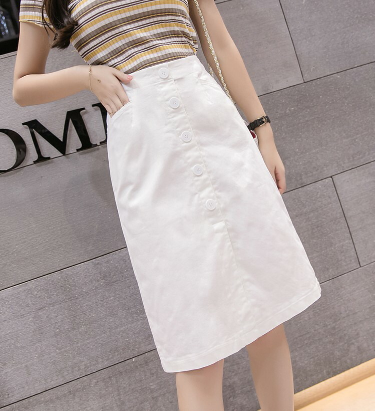 楽天市場】フロントボタン 膝下 タイトスカート 大きいサイズ 3L