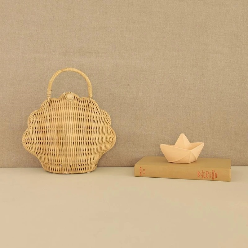 楽天市場】【Olli Ella オリエラ】 RATTAN SHELL BAG シェル型 かご