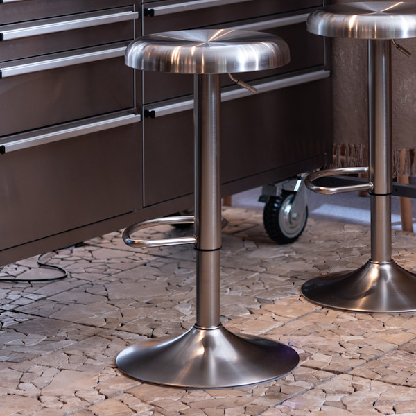 楽天市場】ハイスツール 座面高61〜82cm スツール 高さ調節 昇降式