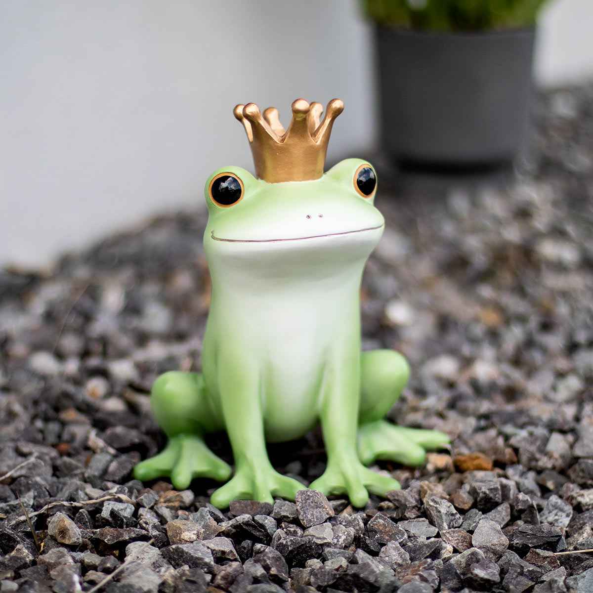 楽天市場】ガーデン オーナメント 王冠カエル Copeau （ コポー カエル