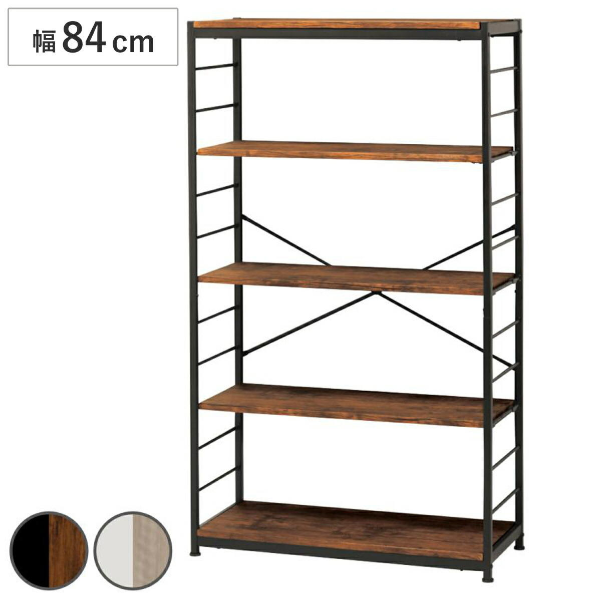 レトロ ブラウン ガラス扉 本棚 、飾り棚 5段 楽天市場】レトロガラス