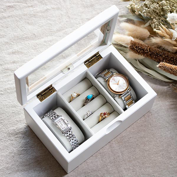 楽天市場】時計ケース ミア ジュエリーボックス ウォッチケース 木製