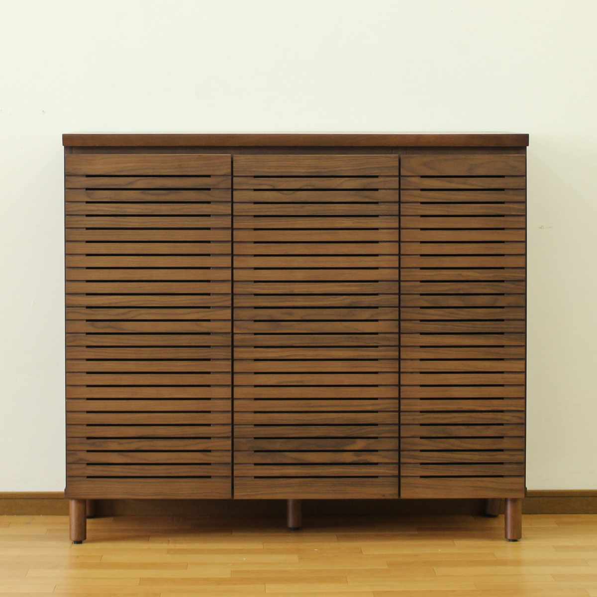 楽天市場】シューズキャビネット 幅110cm 約20足収納 天然木 完成品