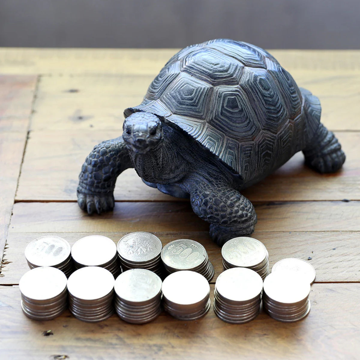 楽天市場】オブジェ リクガメ ペットバンク 貯金箱 （ 置物 動物 雑貨