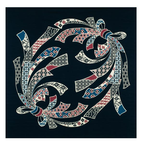 楽天市場】風呂敷 130cm 古典ふろしき のしめ柄 四巾 （ ふろしき