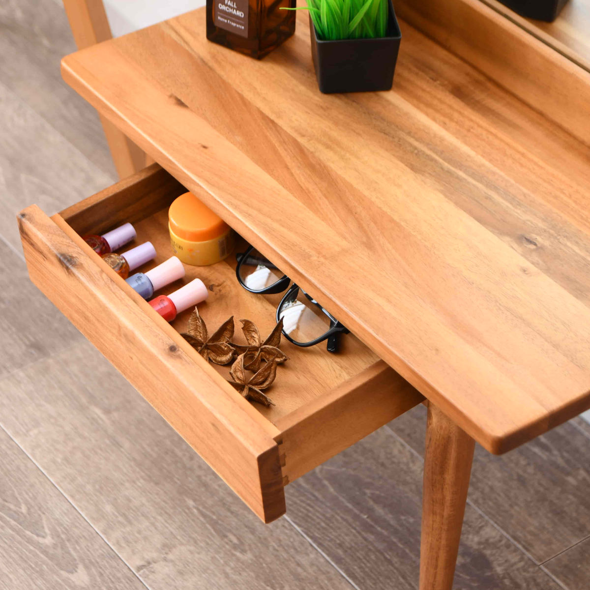 楽天市場】ドレッサー ロータイプ コンパクト 木製 タイム （ 鏡台