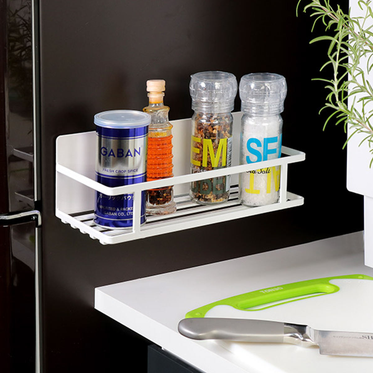 楽天市場】調味料ラック マグネット式 Blance ブランス スパイスラック