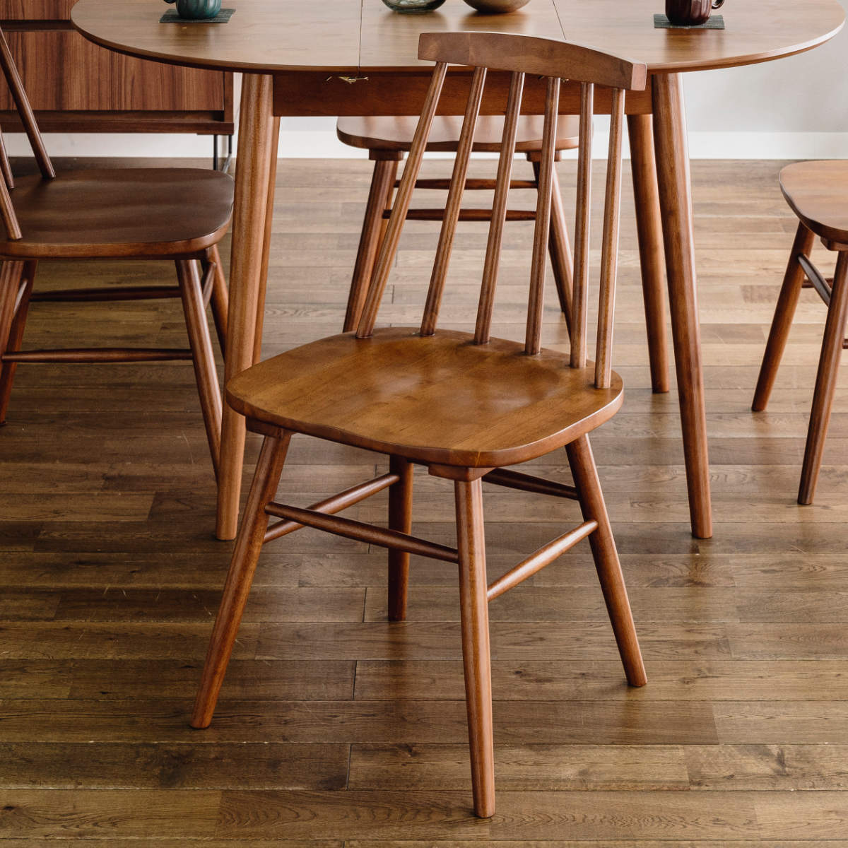 楽天市場】ダイニングチェア 2脚セット 背もたれ 木製 座面高42cm