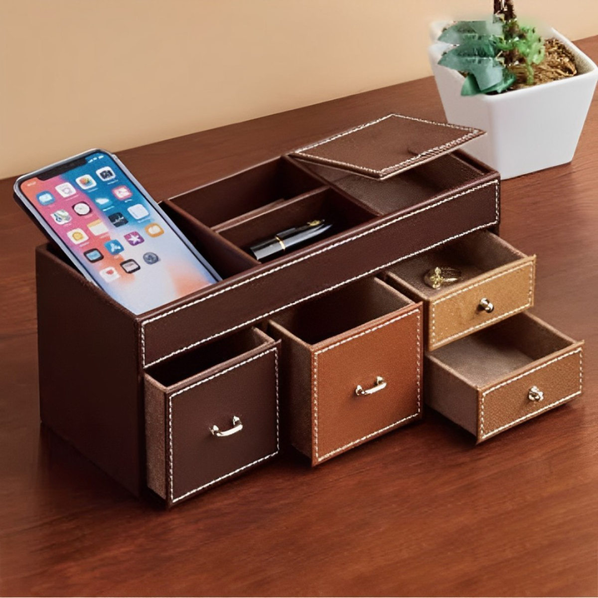 楽天市場】小物入れ トレジャー チェストボックス 4段 トレー付き