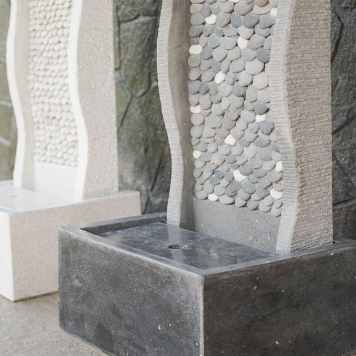 ツイスト ファウンテン 家庭用 噴水 室内 循環式 オブジェ 置物 屋外