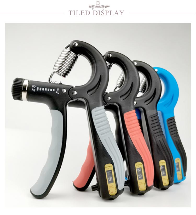 楽天市場】 握力 調整式 ハンドグリップ ハンドグリッパー