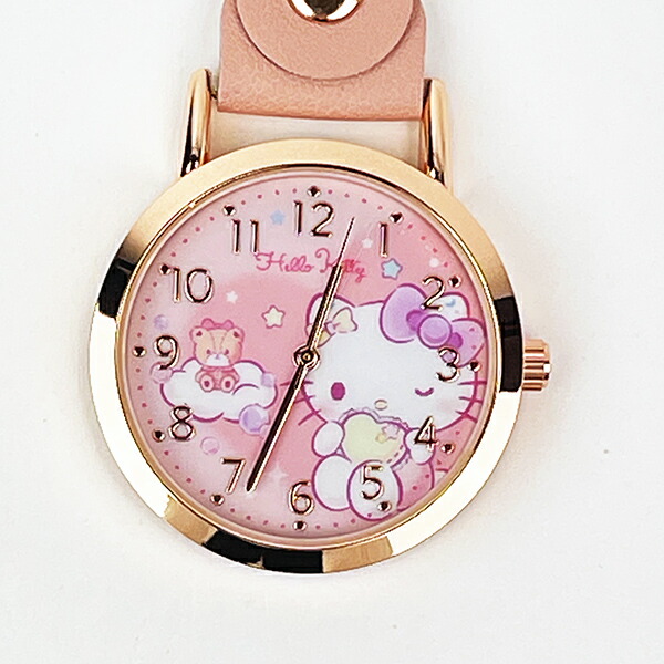 サンリオ ハローキティ おすましキーチェーンウォッチ(ピンク) 時計 Sanrio