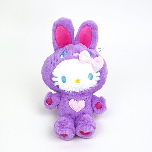 サンリオ ハローキティ マスコット カラフルバニー パープル
