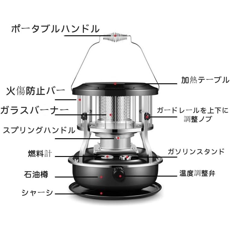 楽天市場】石油ストーブ セット 暖房ストーブ 暖房器具 タンク容量 4.5