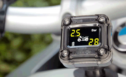 楽天市場】バイク専用ワイヤレスタイヤ空気圧モニターAirmoni(エアモニ