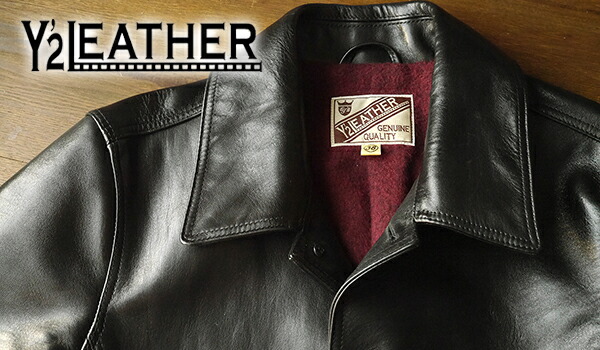 Y'2 LEATHER ワイツーレザー HVR-42 シングル ライダース ジャケット
