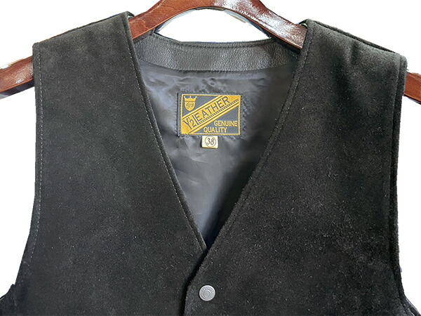 Y'2 LEATHER ワイツーレザー ベスト TV-02 STEER ROUGHOUT VEST レザー