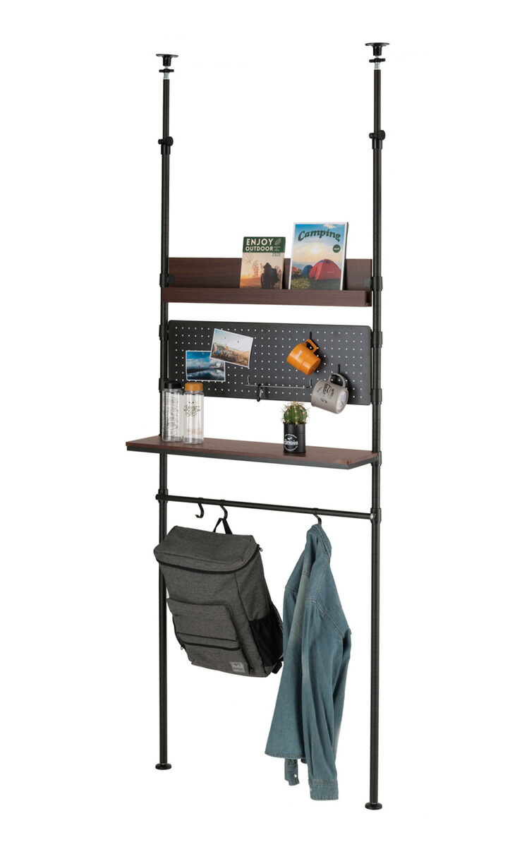 楽天市場】ルミナスノワール 壁面収納 突っ張りラック 80W 幅85cm