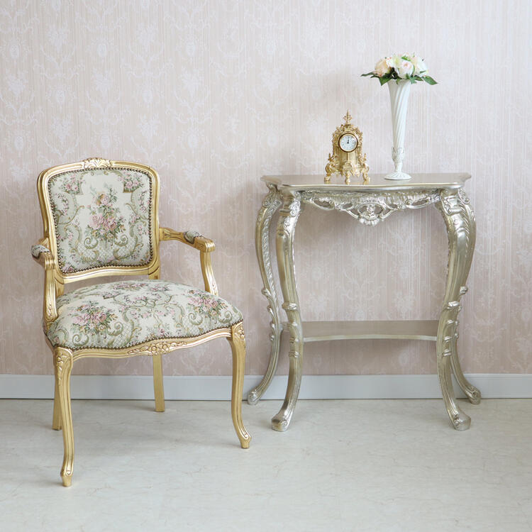 楽天市場】イタリア製 コンソール ゴールドコンソールテーブル サイド