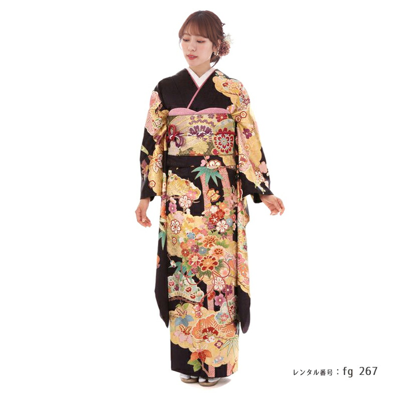 楽天市場】成人式振袖レンタル fg_267 吉澤友禅 吾妻徳穂 踊りの世界