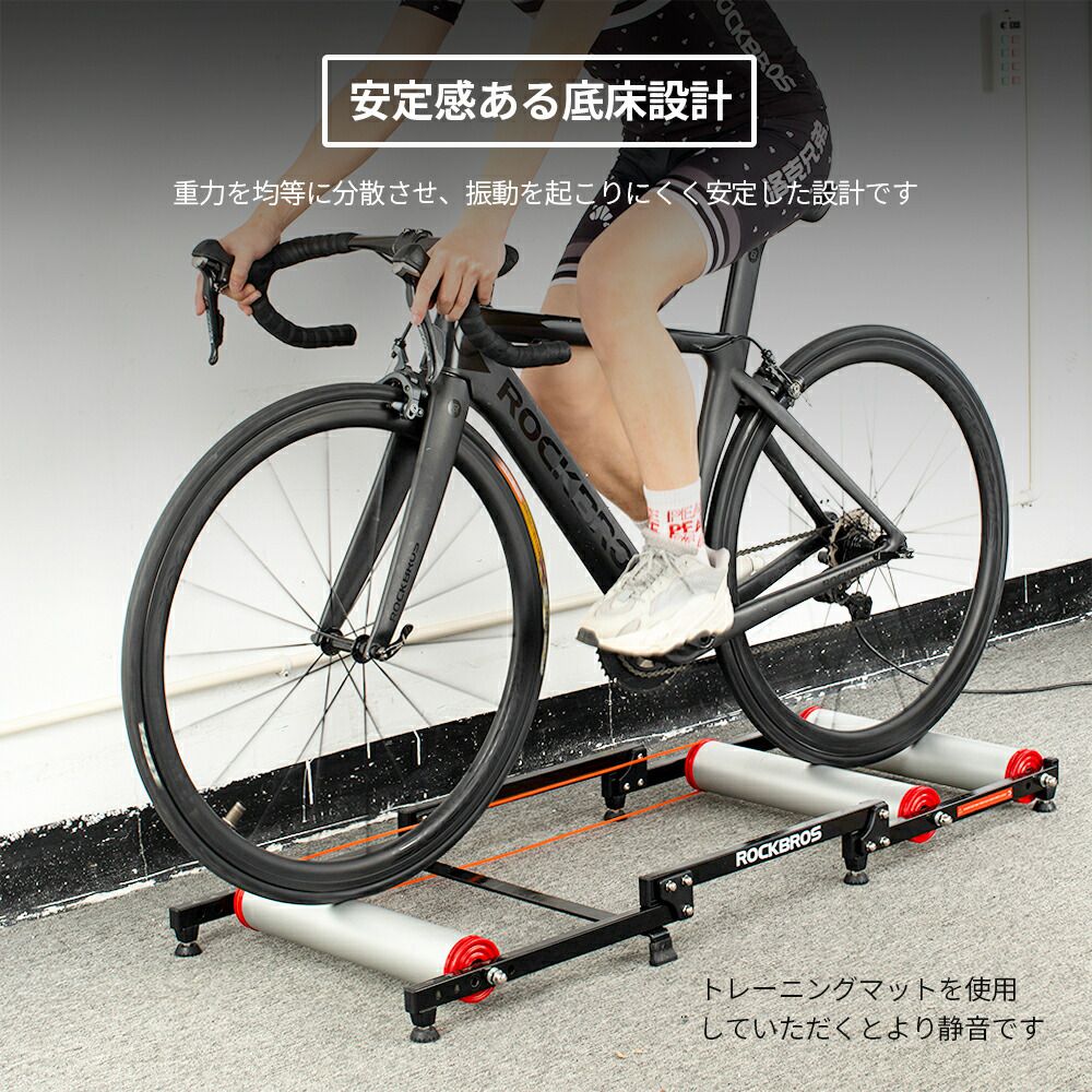 楽天市場】サイクルトレーナー 【送料無料】 3本ローラー 中級者 上級