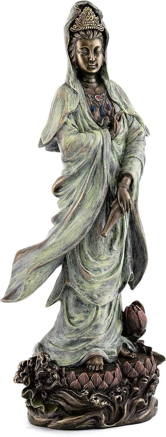 楽天市場】幸運の白龍 騎龍観音 龍に乗る、観音菩薩彫像 - 慈悲と慈愛