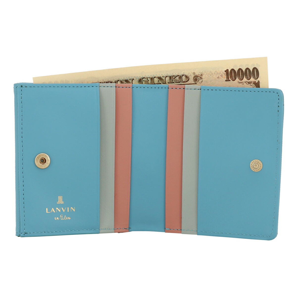 楽天市場】ランバンオンブルー 二つ折り財布 レディース