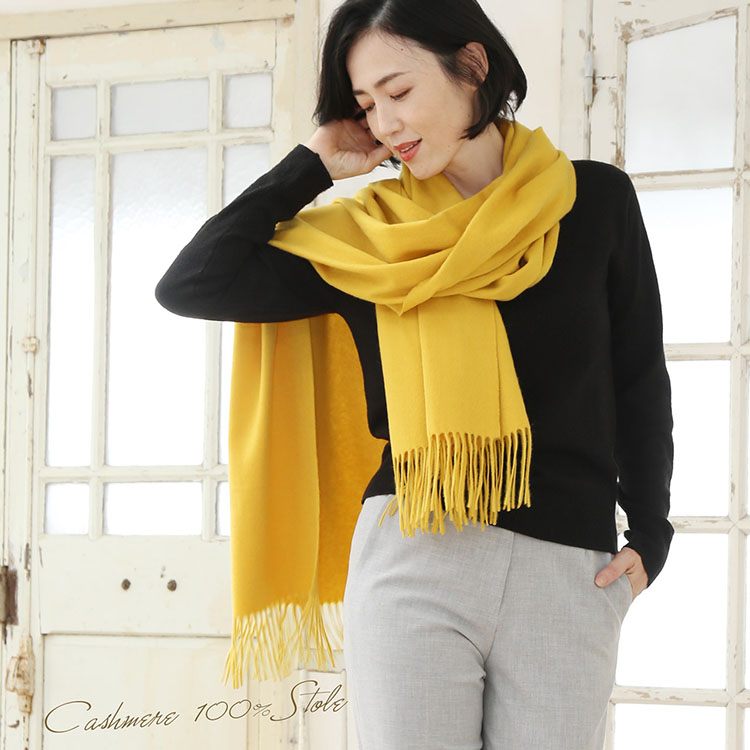 楽天市場】【期間限定価格】カシミヤ ストール レディース 大判 厚手
