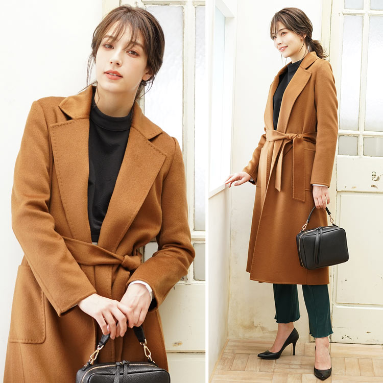 楽天市場】【10%offクーポン】Filomo カシミヤ 100% コート レディース