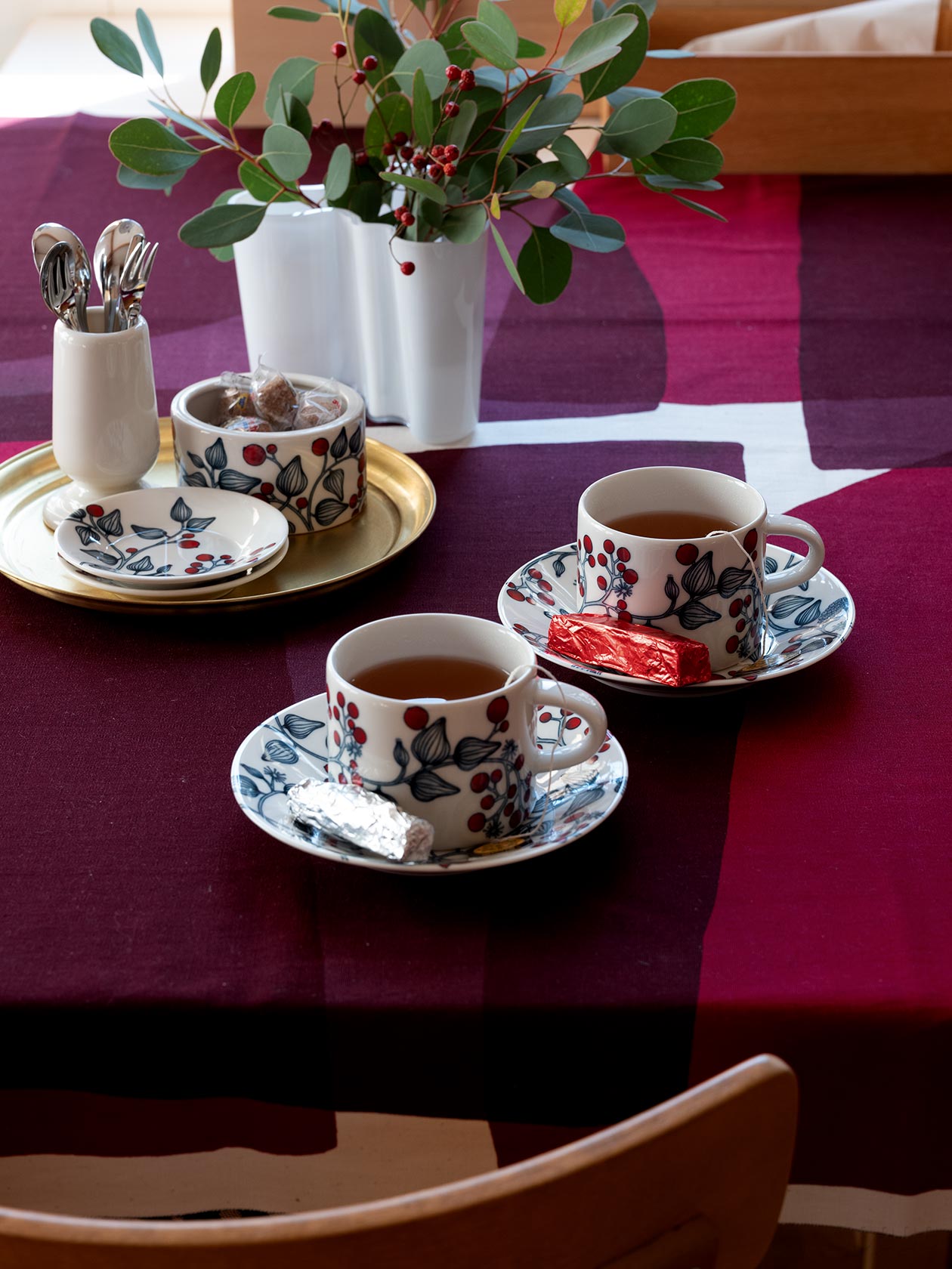 楽天市場】アラビア / ルノ ティーカップ フロストベリー [Arabia Runo