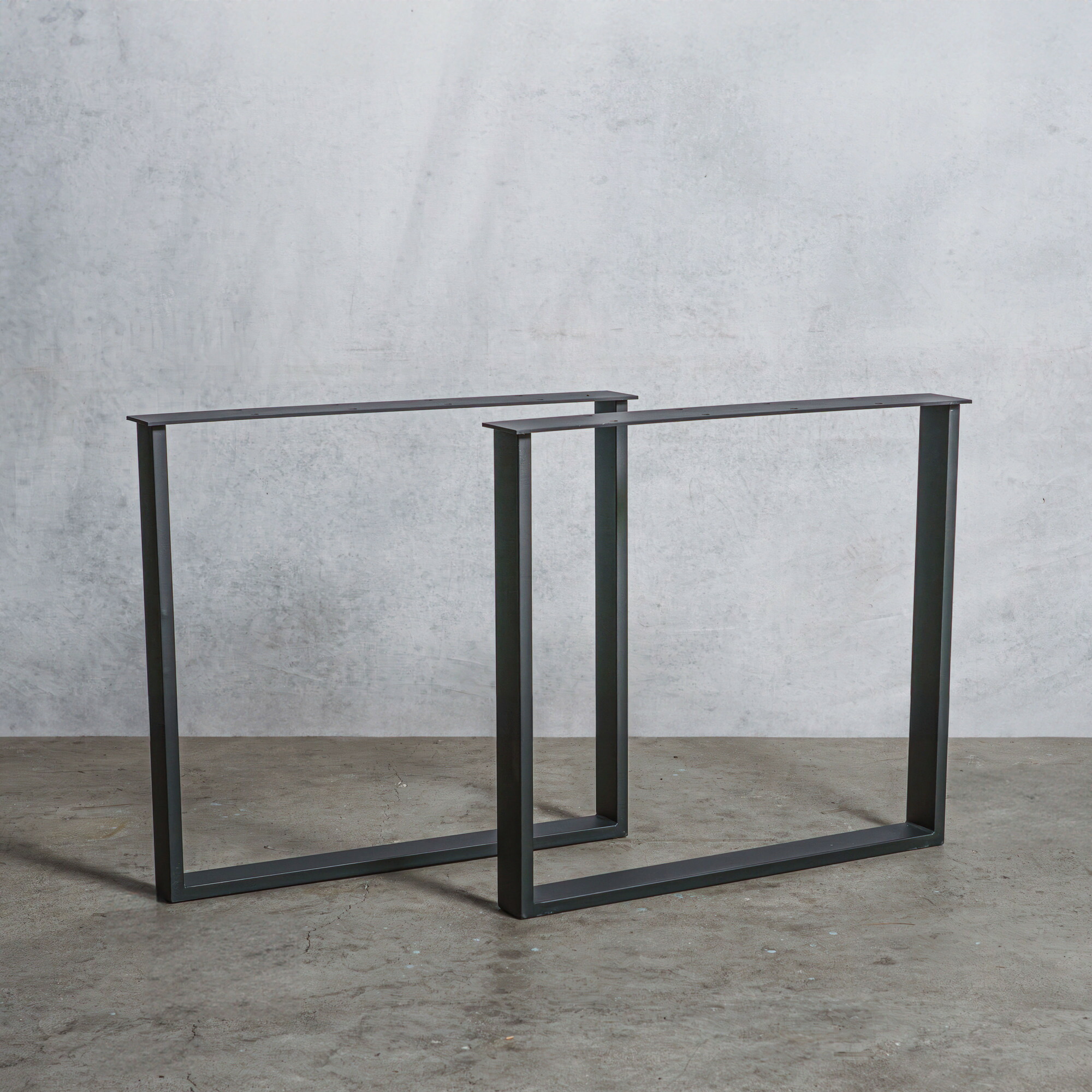 楽天市場】アイアン脚 口型 奥行74cm 高さ67cm テーブル デスク 脚 鉄