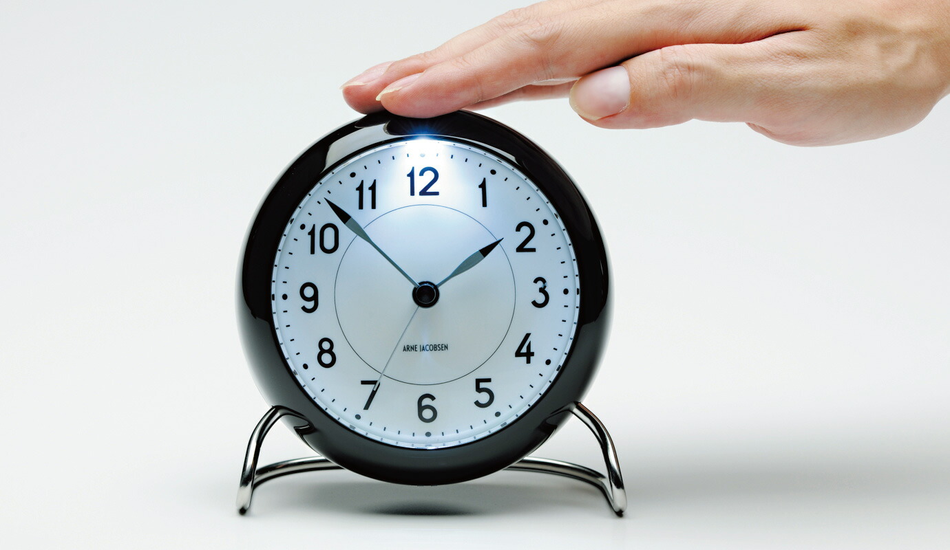 楽天市場】ARNE JACOBSEN アルネヤコブセン Table Clock STATION