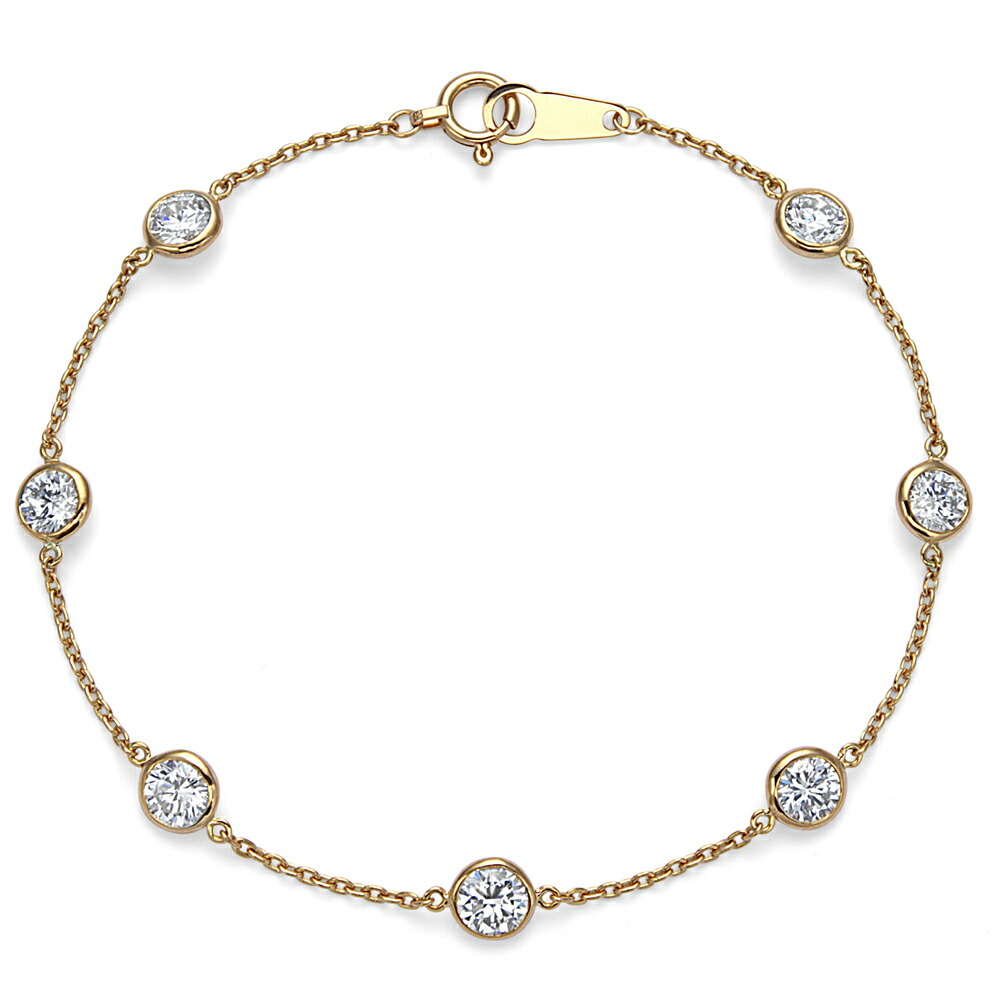 K18 ダイヤモンドブレスレット | Luxe Bezel - ジュエリーサロン