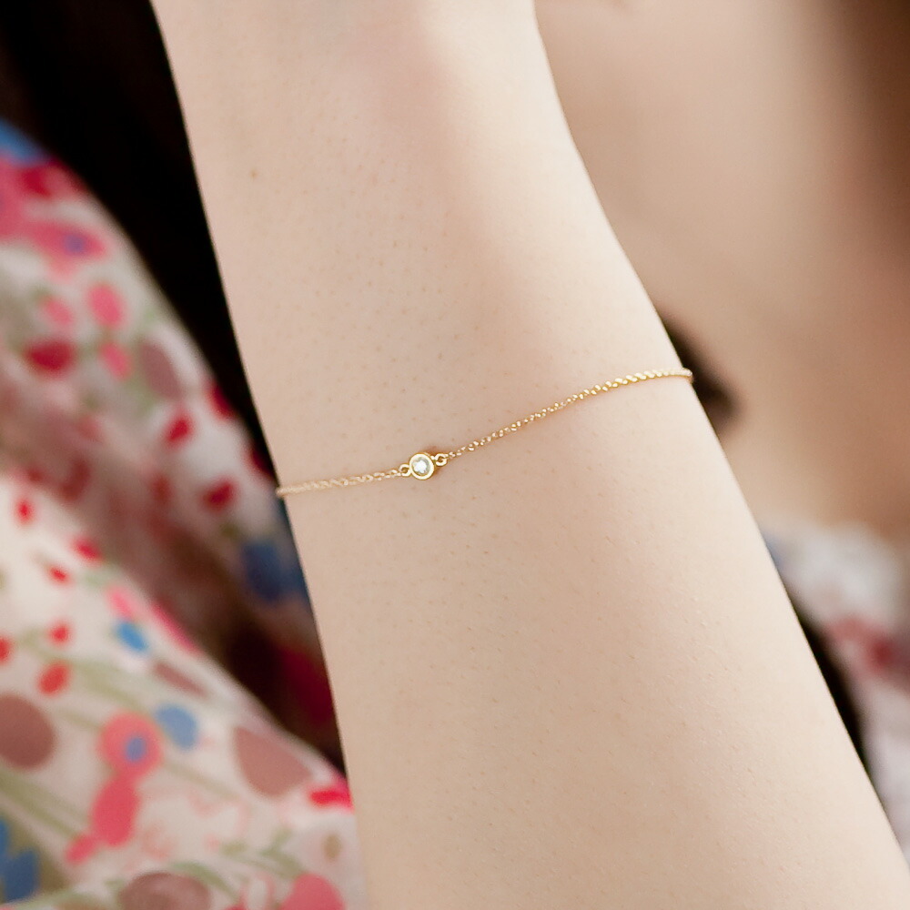 K18 ダイヤモンド ブレスレット Petit Bezel（プティベゼル）003