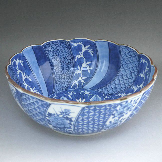 祥瑞写捻子鉢 昭阿弥 - 京焼清水焼 松韻堂