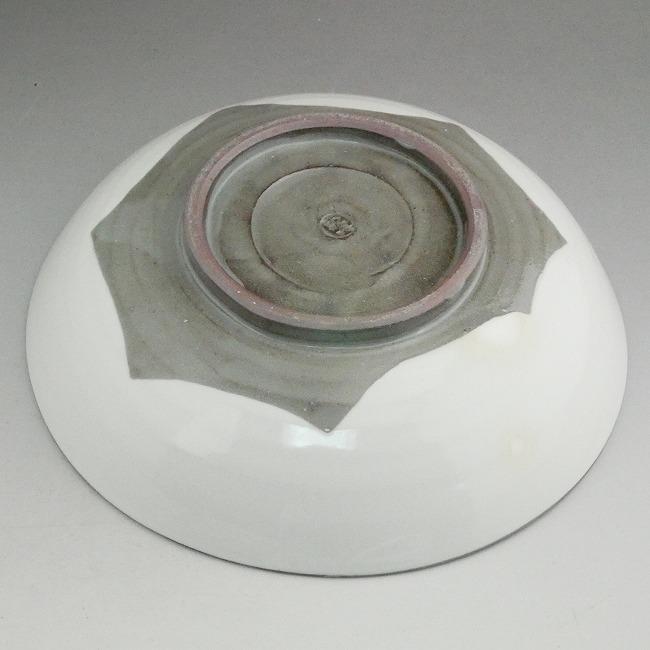 粉引高山寺6.5寸鉢 嘉峰 - 京焼清水焼 松韻堂