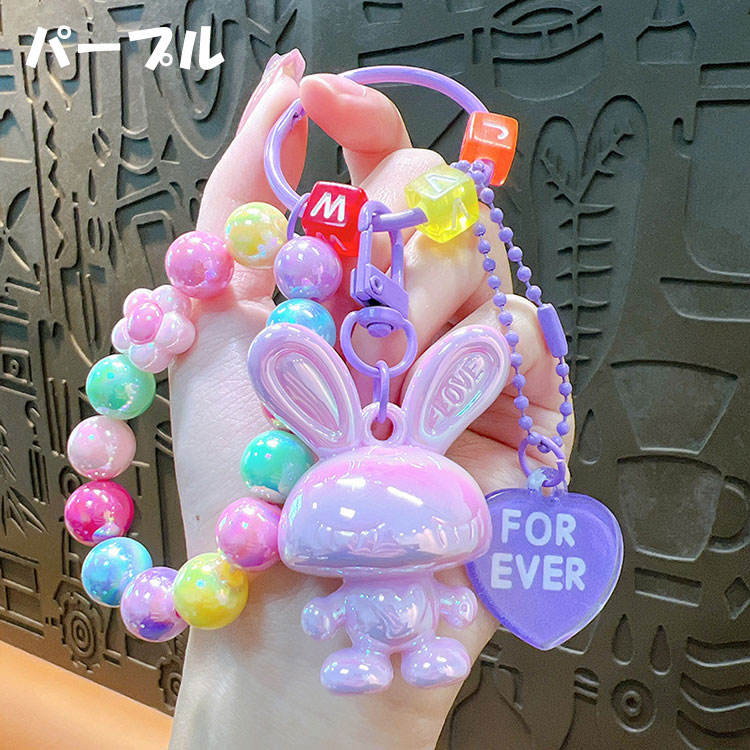楽天市場】キーホルダー ラビット 韓国雑貨 かわいい うさぎ キー