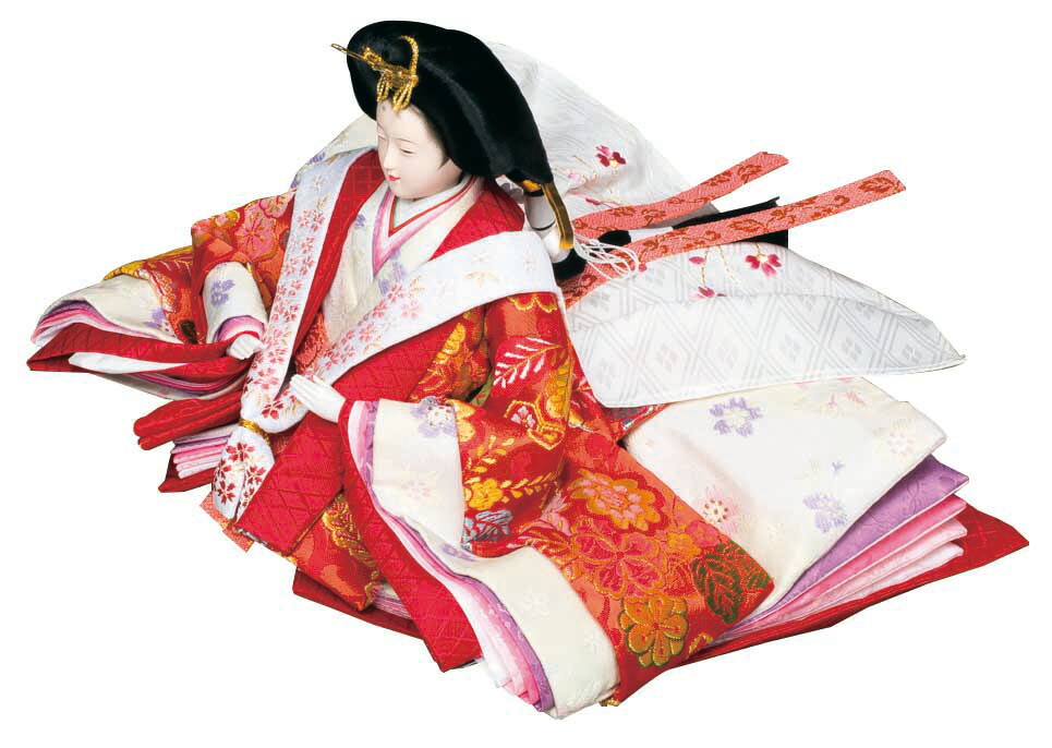 雛人形 三段五人飾りセット【A3563】インターネット店だけ☆限定販売