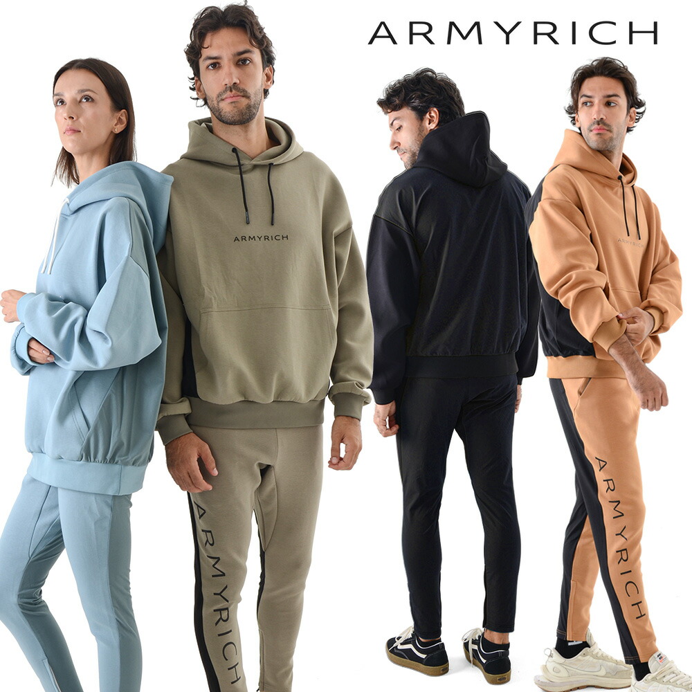 楽天市場】セットアップ メンズ ARMYRICH ナイロン切替ボンディング