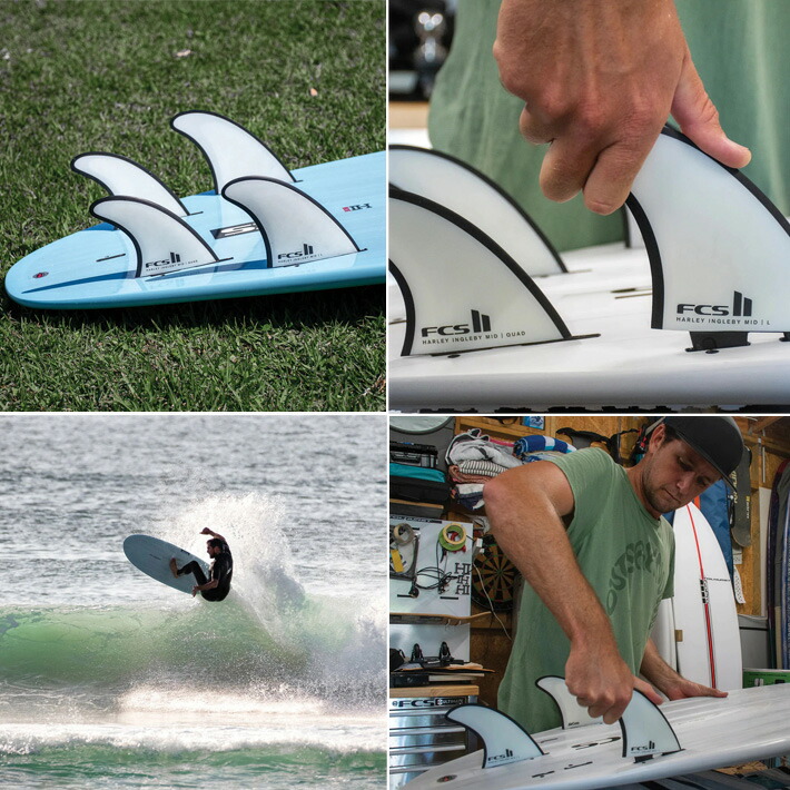 サーフィン・ボディボード FCS2 FCS 2 HI QUAD HARLEY PC TRY QUAD