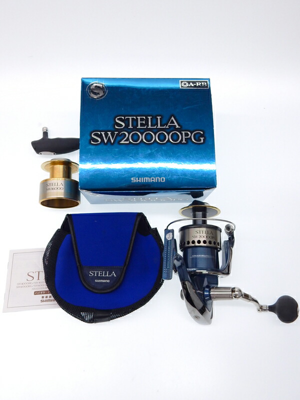 SHIMANO】シマノ『01ステラSW20000PG ステラSW16000スプール付き