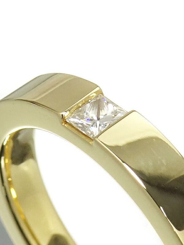 HARRY WINSTON】ハリーウィンストン『K18YG プリンセスカット