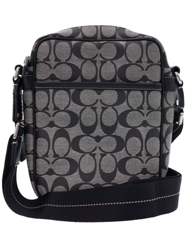 COACH】コーチ『ヘリテージ ストライプ シグネチャー フライトバッグ