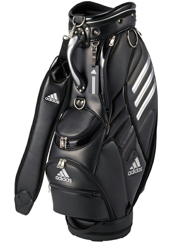 adidas】アディダス『キャディバッグ3』AWS17 ブラック ゴルフバッグ 1