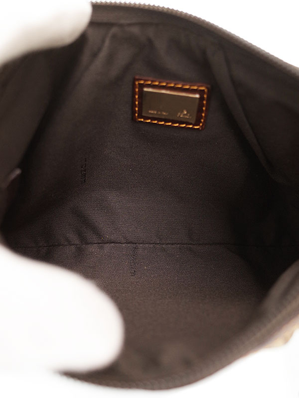 FENDI】フェンディ『ズッキーノ柄 ポーチバッグ』8BR566 レディース