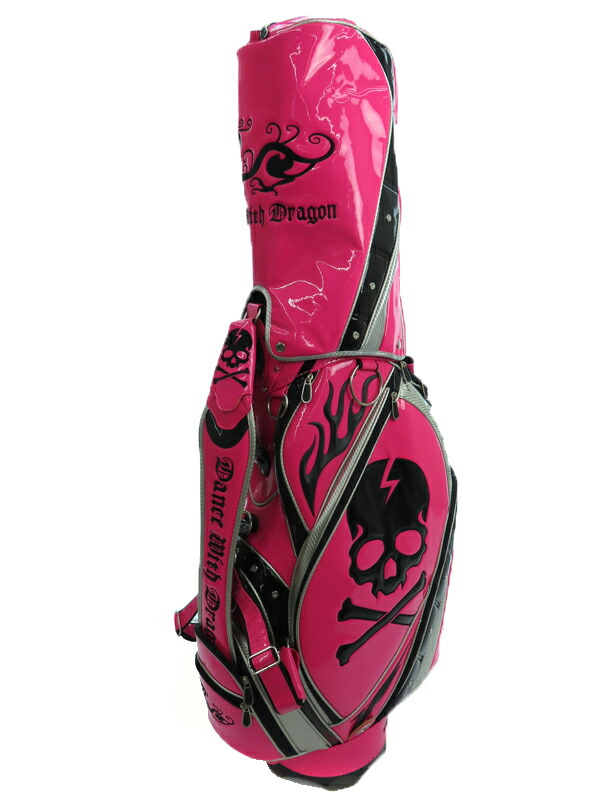 DANCE WITH DRAGON】ダンスウィズドラゴン『キャディバッグ PINK 9型 4